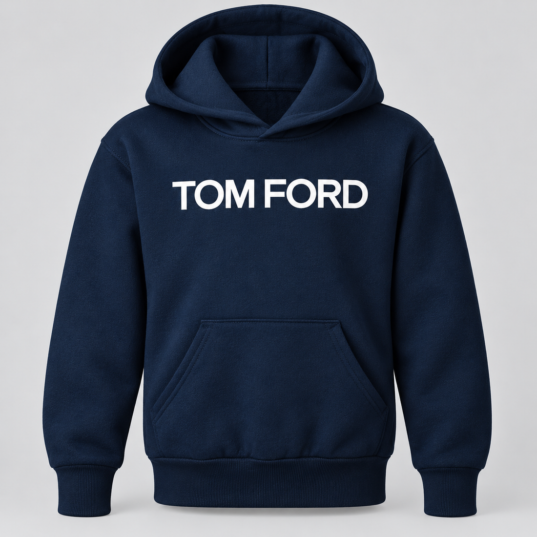 Youth Kids Tom Ford Pullover Hoodie | Color: Navy | View 4