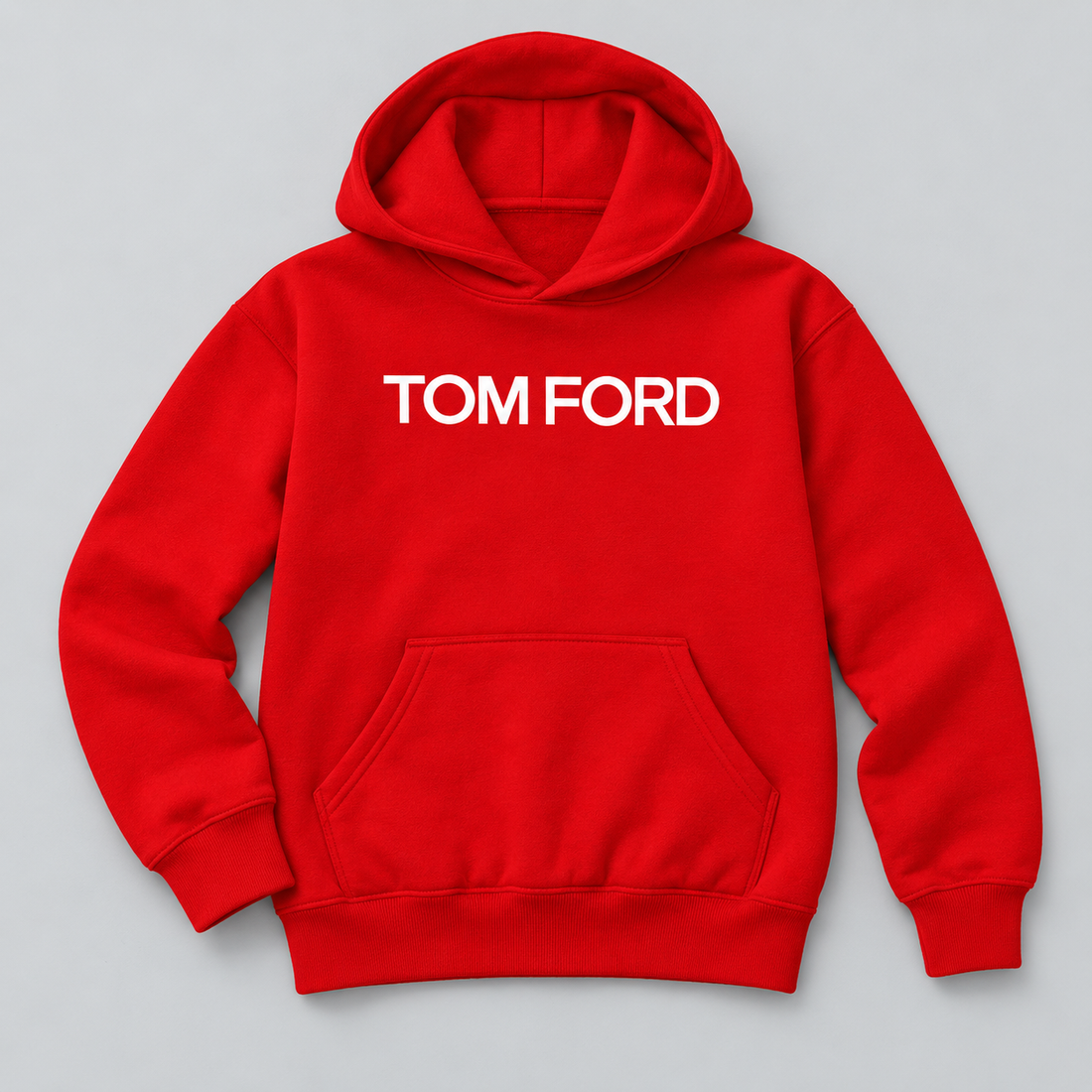Youth Kids Tom Ford Pullover Hoodie | Color: Red | View 5