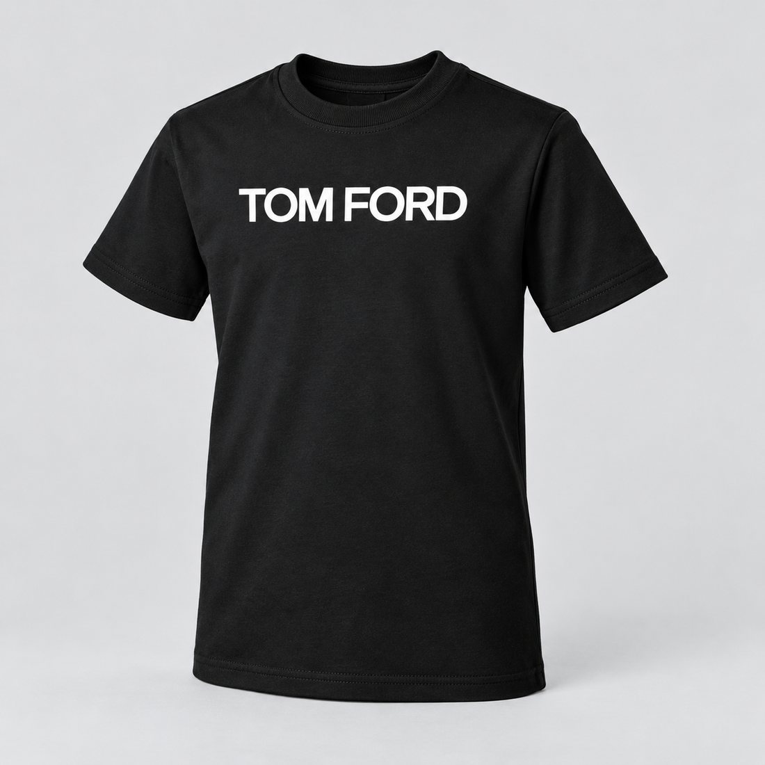 Youth Kids Tom Ford Cotton T-Shirt | Color: Black | View 1