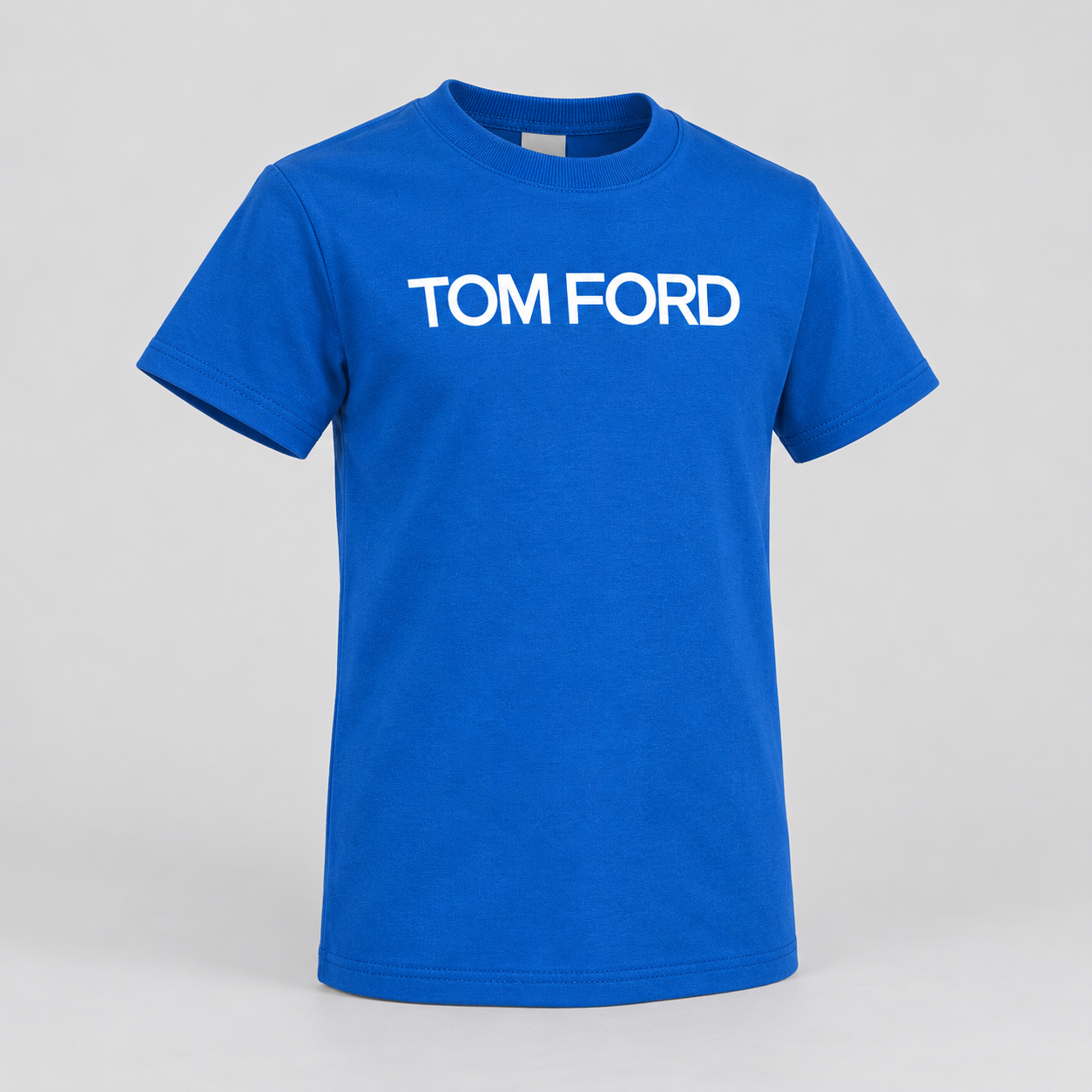 Youth Kids Tom Ford Cotton T-Shirt | Color: Blue | View 1