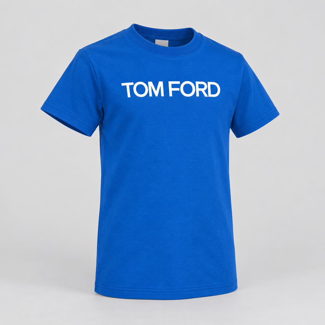 Youth Kids Tom Ford Cotton T-Shirt | Color: Blue | View 1