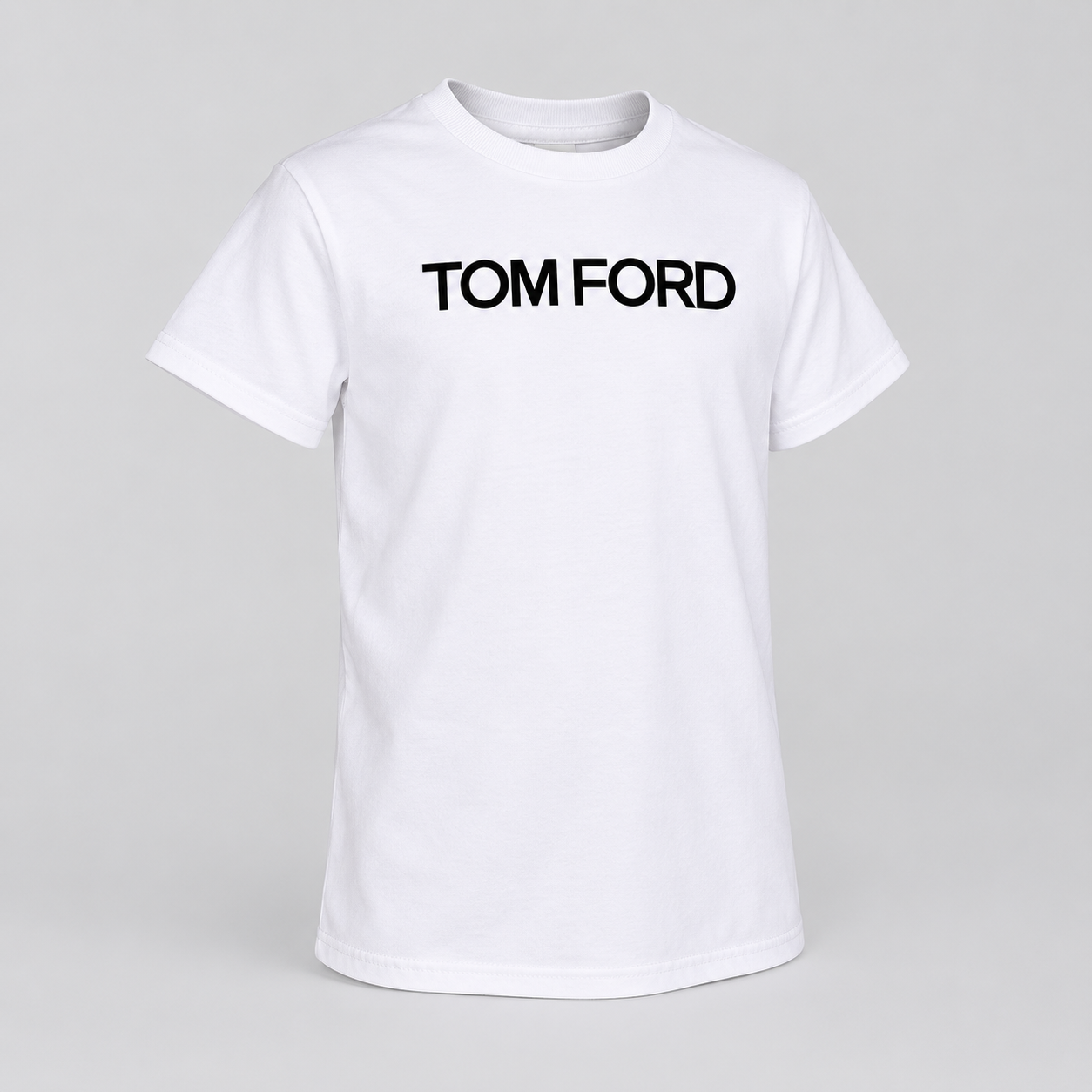 Youth Kids Tom Ford Cotton T-Shirt | Color: White | View 1