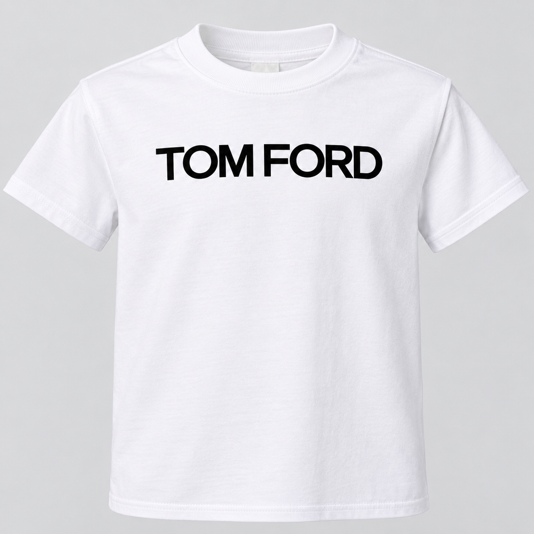 Youth Kids Tom Ford Cotton T-Shirt | Color: White | View 4