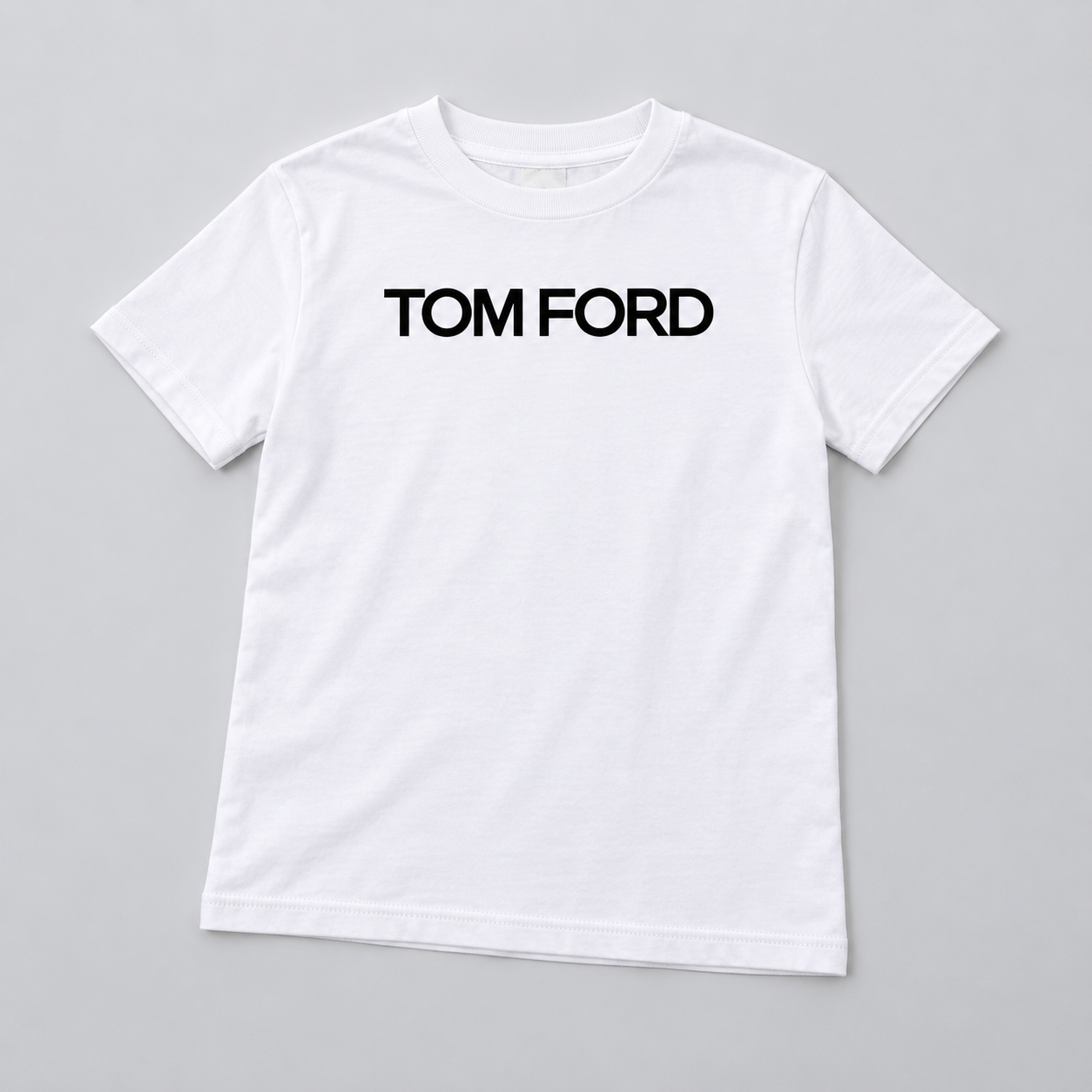 Youth Kids Tom Ford Cotton T-Shirt | Color: White | View 5
