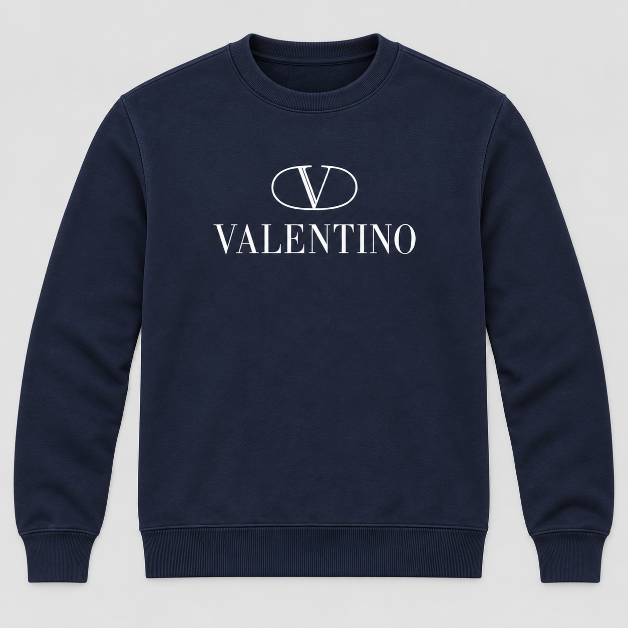 Men's Valentino Crewneck Sweatshirt | Color: Navy | View 6