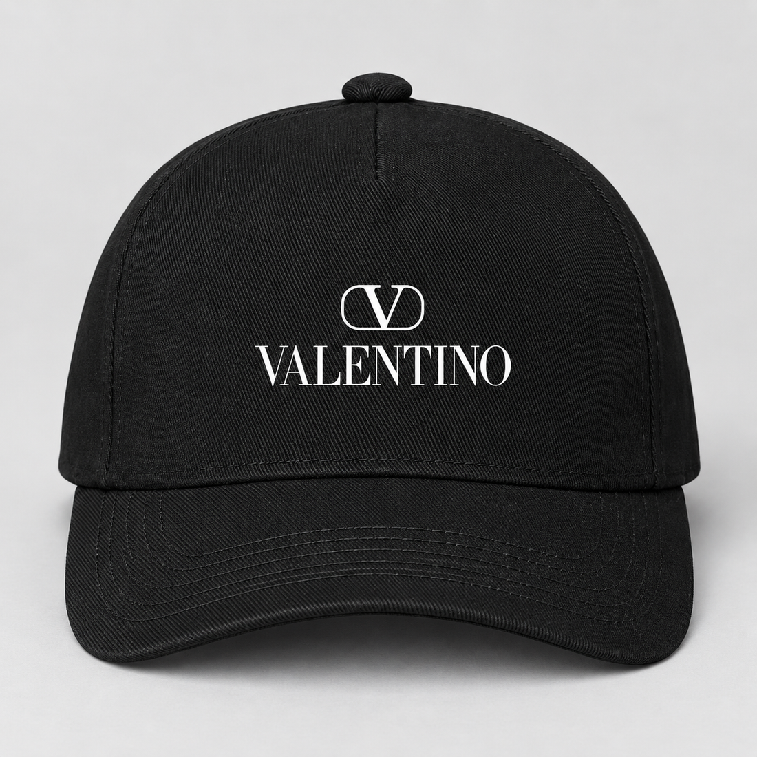 Valentino Dad Baseball Cap Hat | Color: Black | View 5