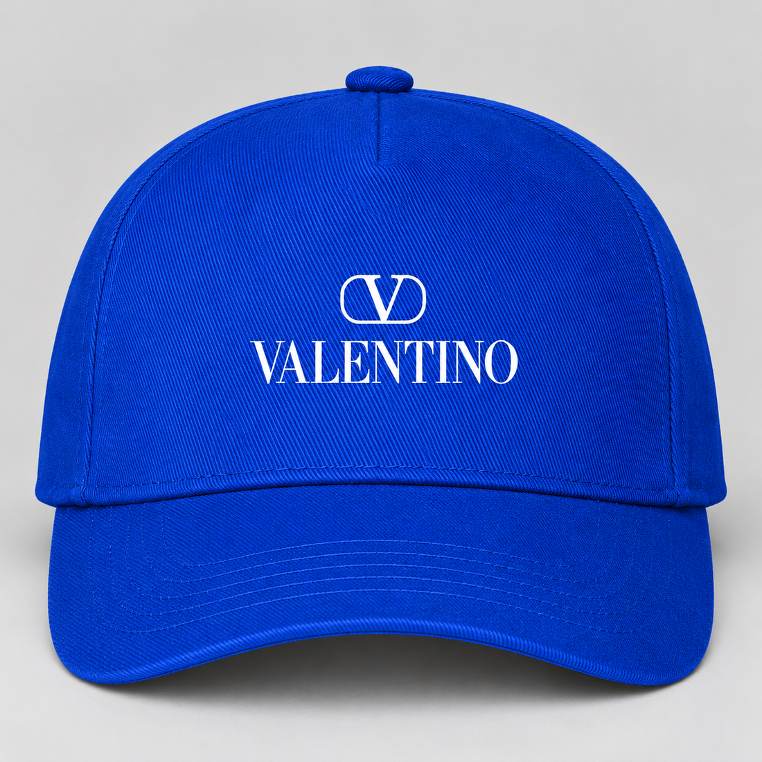 Valentino Dad Baseball Cap Hat | Color: Blue | View 4