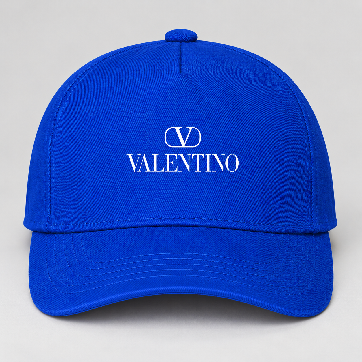 Valentino Dad Baseball Cap Hat | Color: Blue | View 5