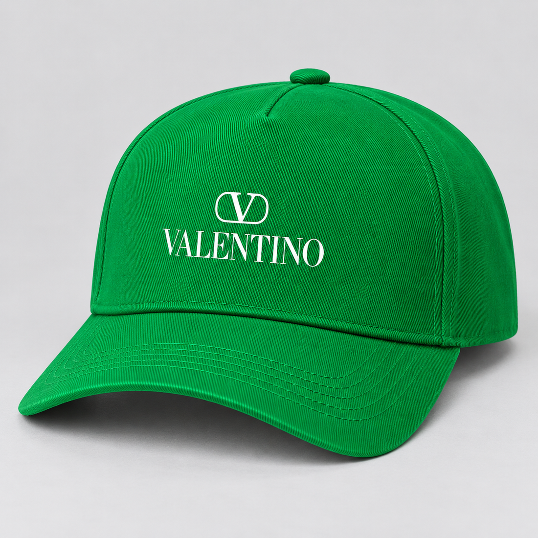 Valentino Dad Baseball Cap Hat | Color: Kelly Green | View 1