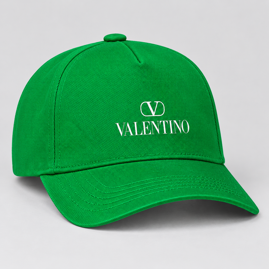 Valentino Dad Baseball Cap Hat | Color: Kelly Green | View 2