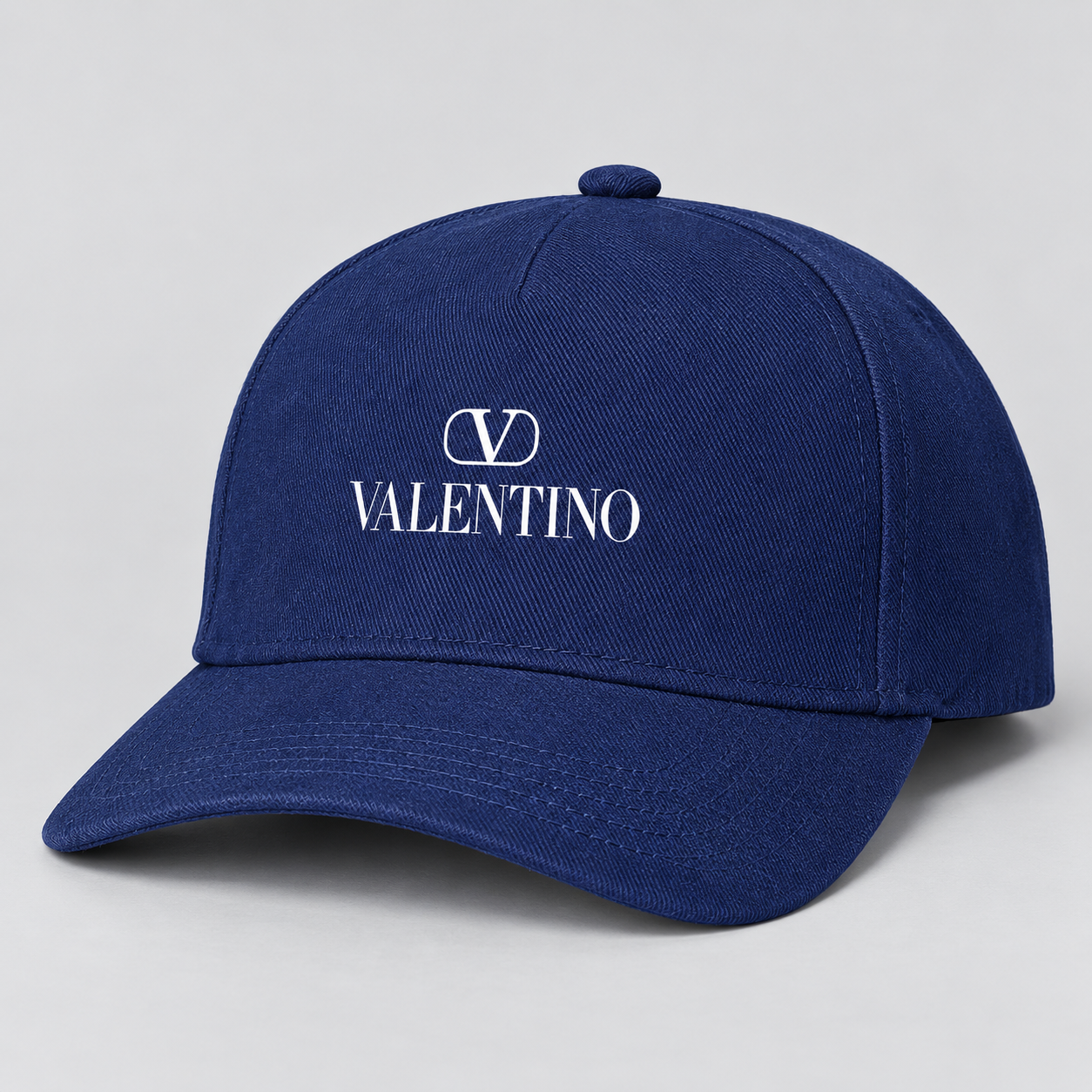 Valentino Dad Baseball Cap Hat | Color: Navy | View 1