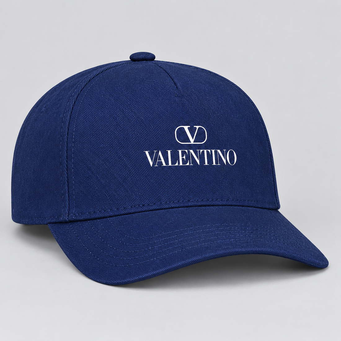 Valentino Dad Baseball Cap Hat | Color: Navy | View 2