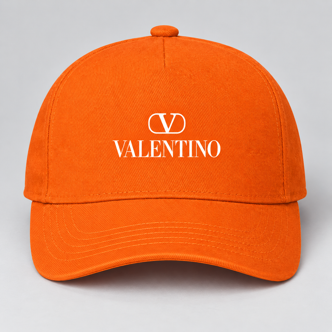 Valentino Dad Baseball Cap Hat | Color: Orange | View 5