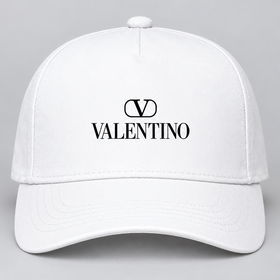 Valentino Dad Baseball Cap Hat | Color: White | View 4