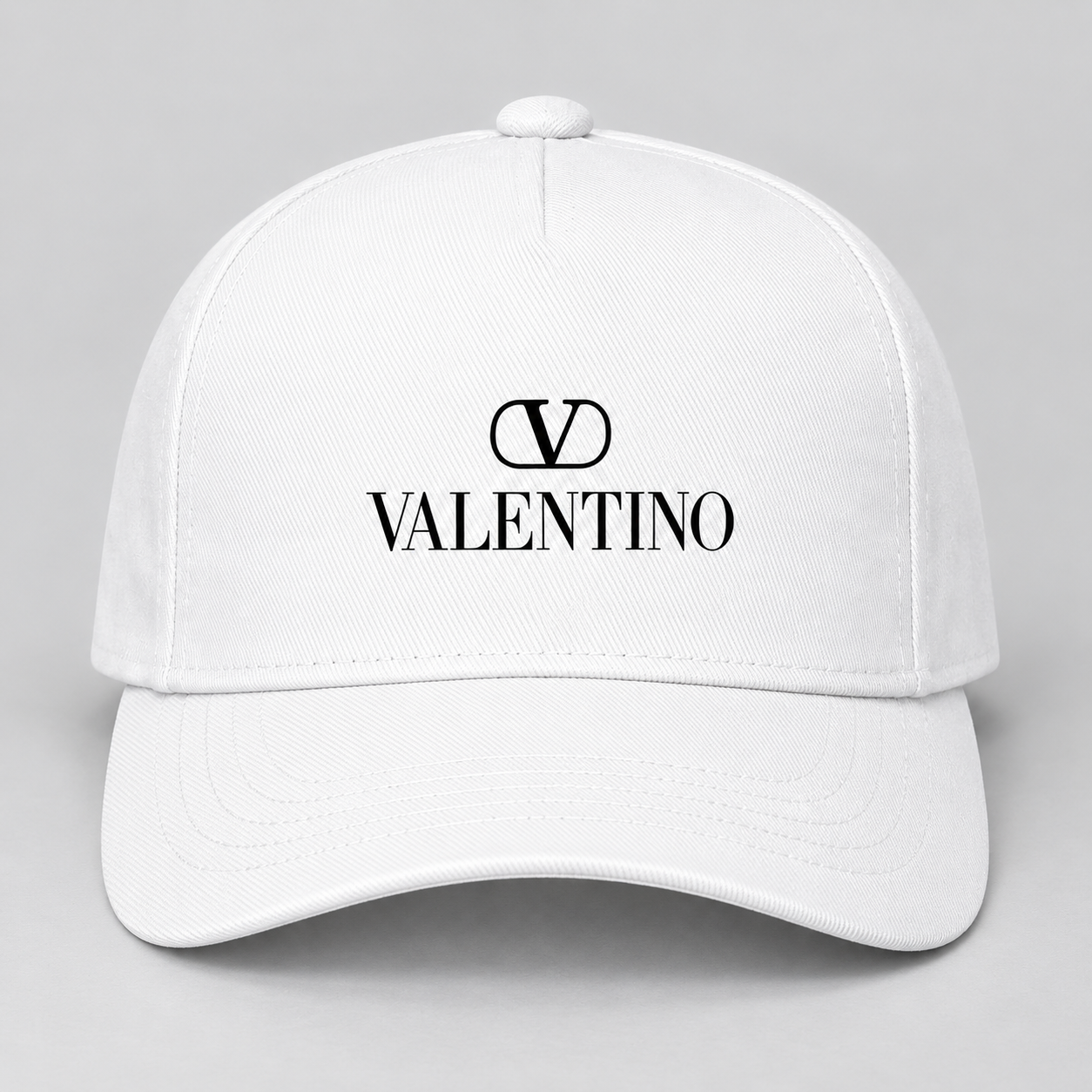 Valentino Dad Baseball Cap Hat | Color: White | View 5
