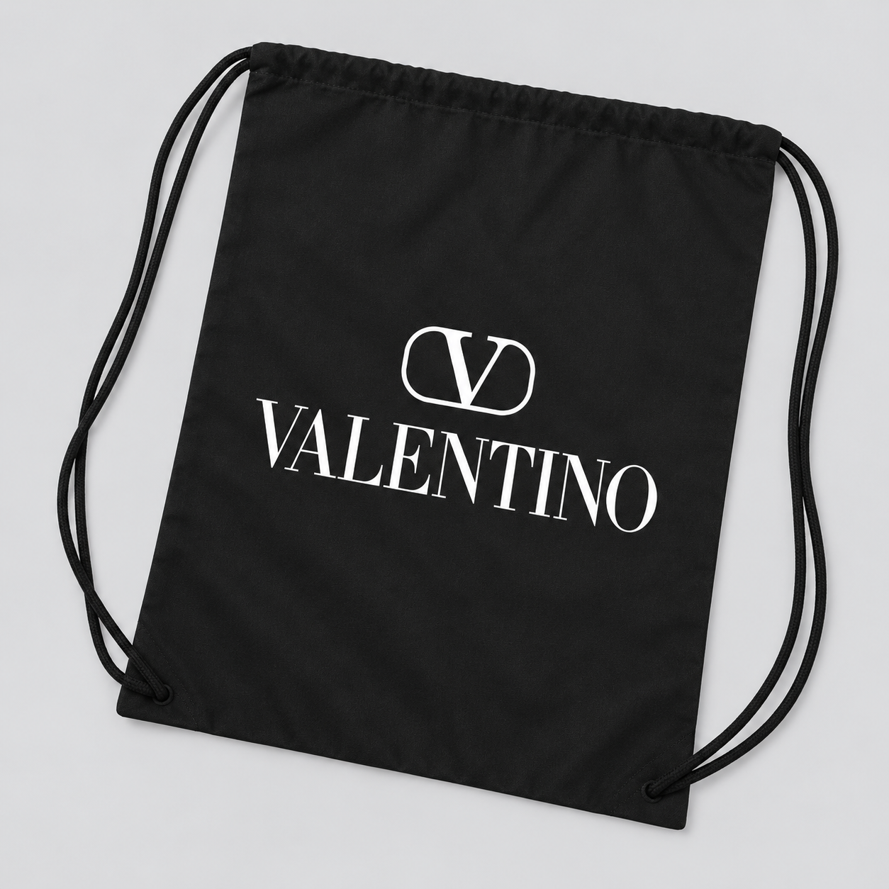 Valentino Drawstring Bag | Color: Black | View 5