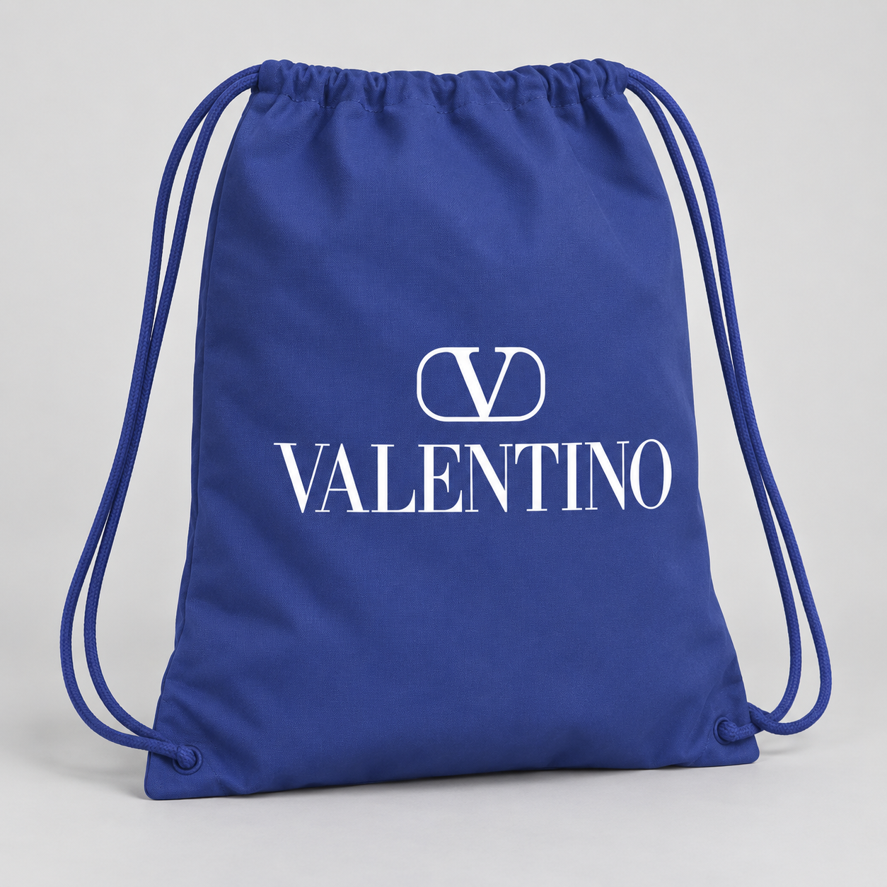 Valentino Drawstring Bag | Color: Blue | View 2