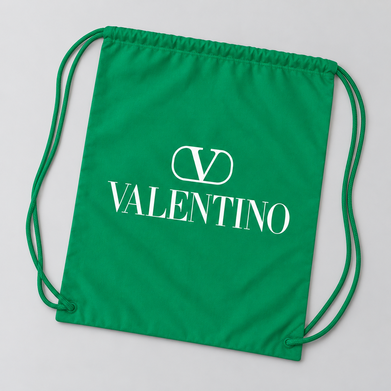 Valentino Drawstring Bag | Color: Green | View 5