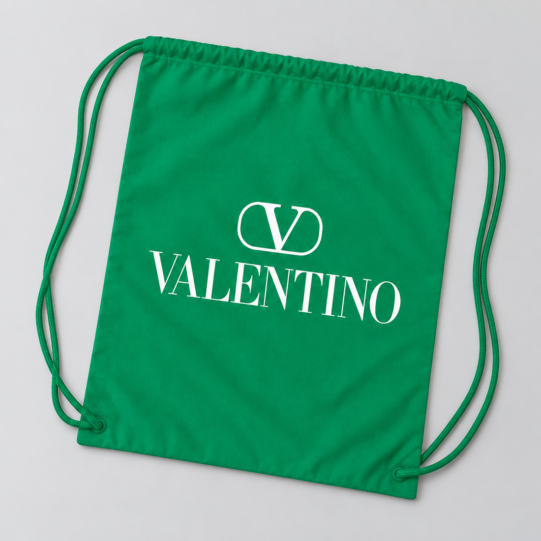 Valentino Drawstring Bag | Color: Green | View 5