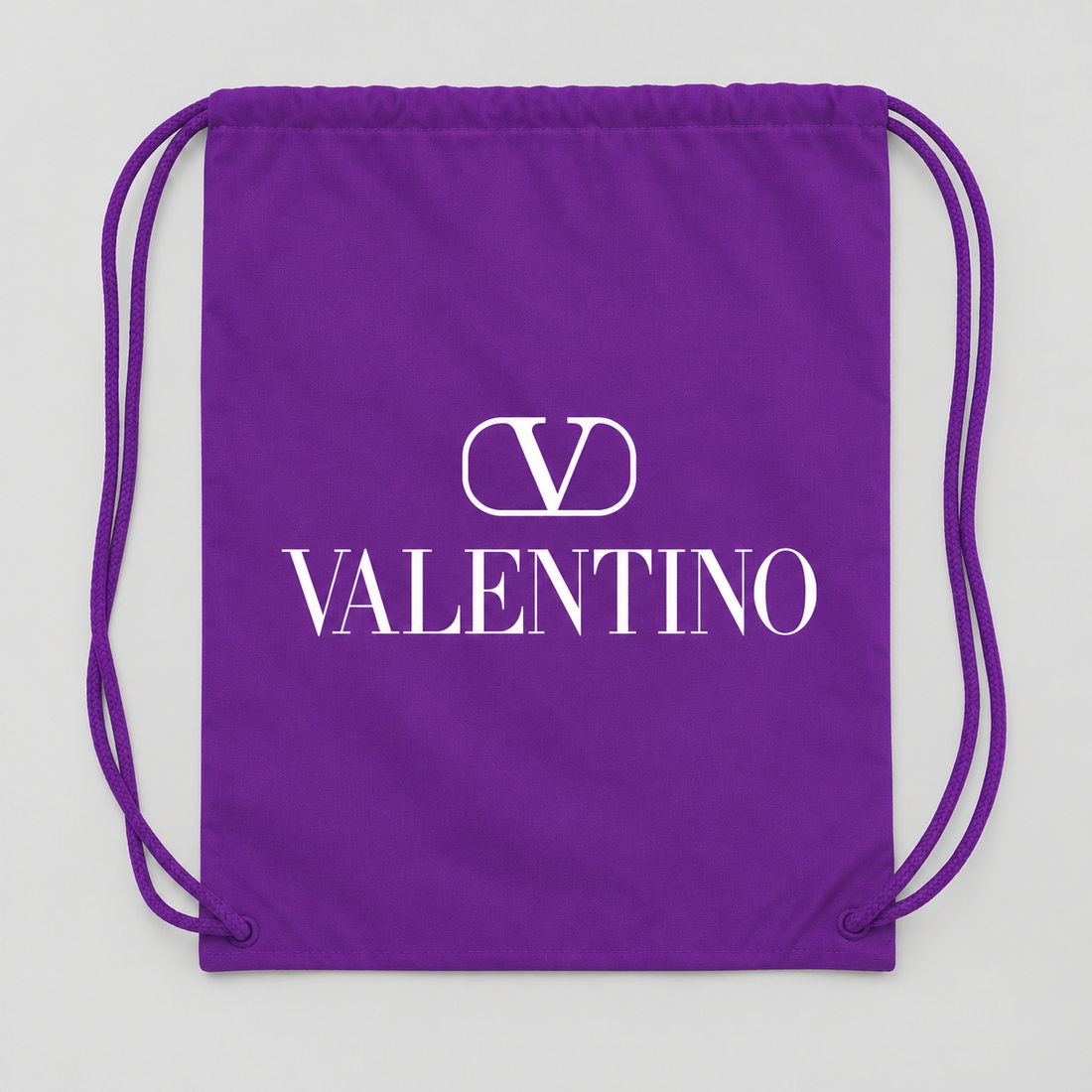 Valentino Drawstring Bag | Color: Purple | View 1