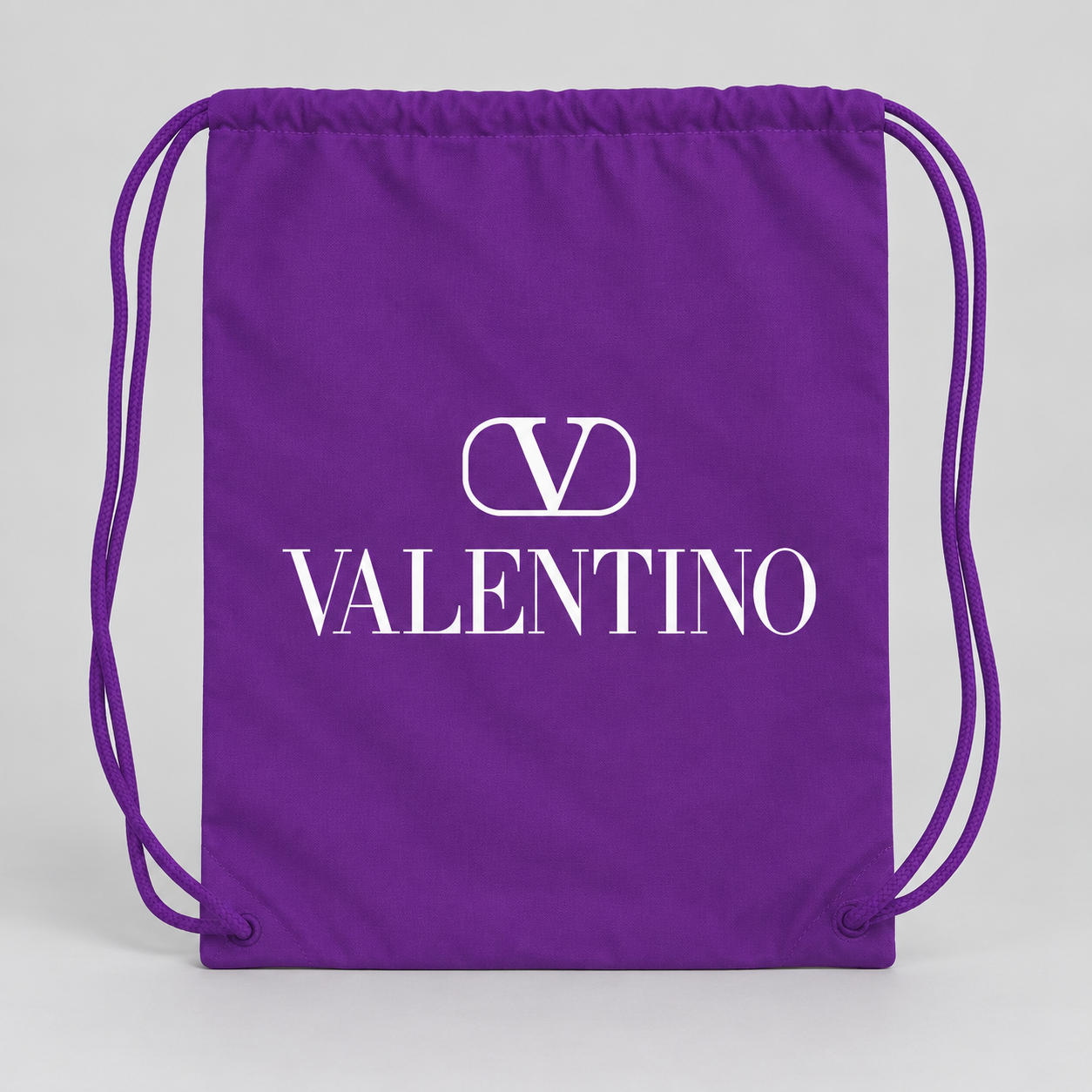 Valentino Drawstring Bag | Color: Purple | View 4