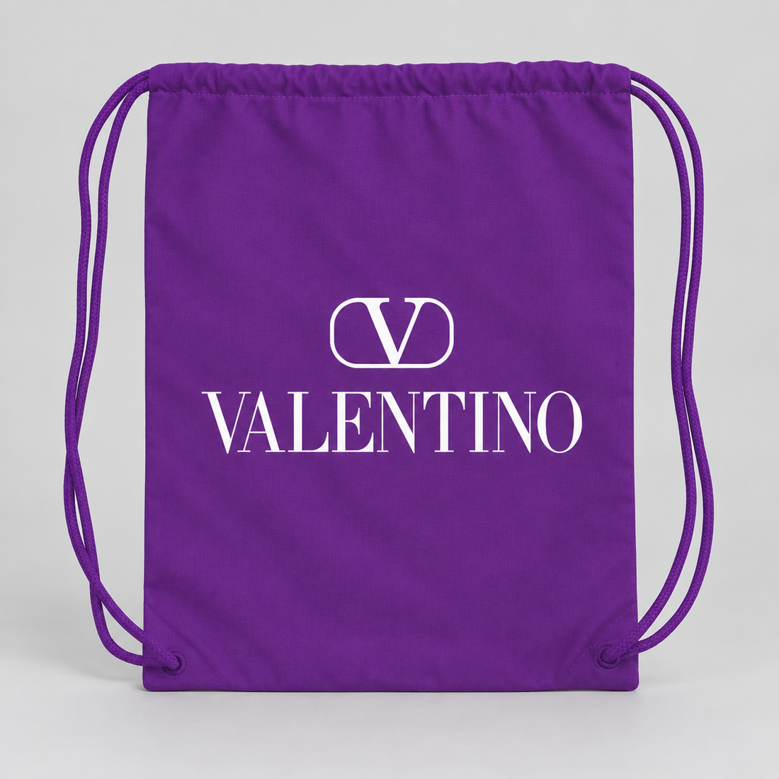 Valentino Drawstring Bag | Color: Purple | View 4