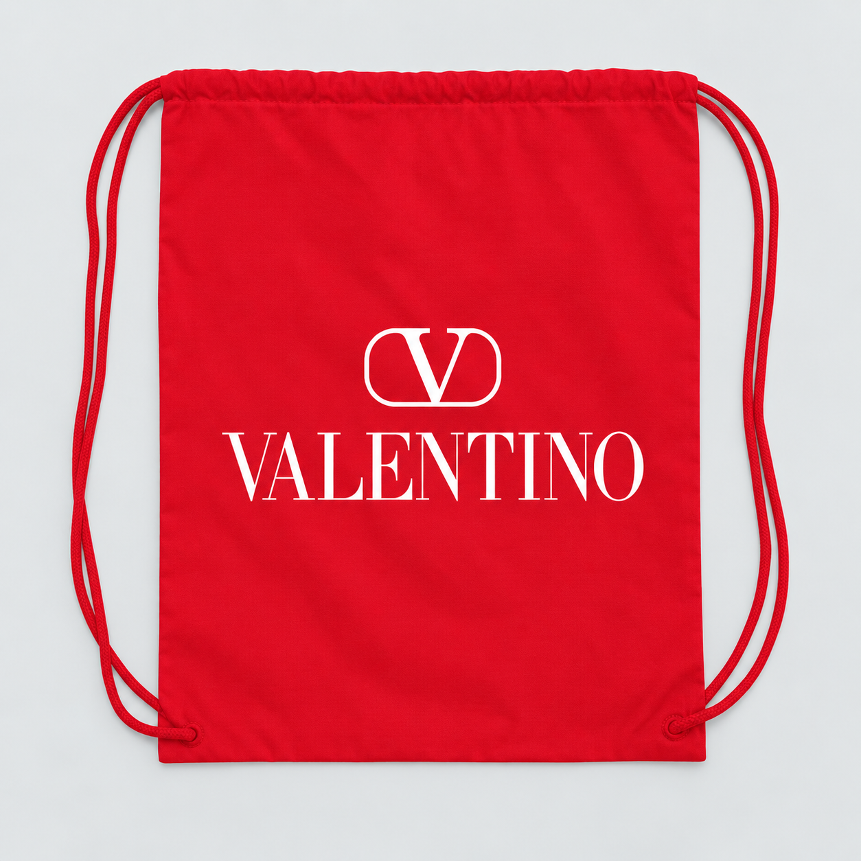 Valentino Drawstring Bag | Color: Red | View 1