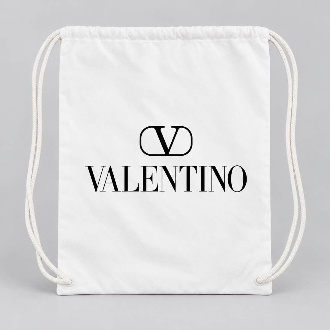 Valentino Drawstring Bag | Color: White | View 4