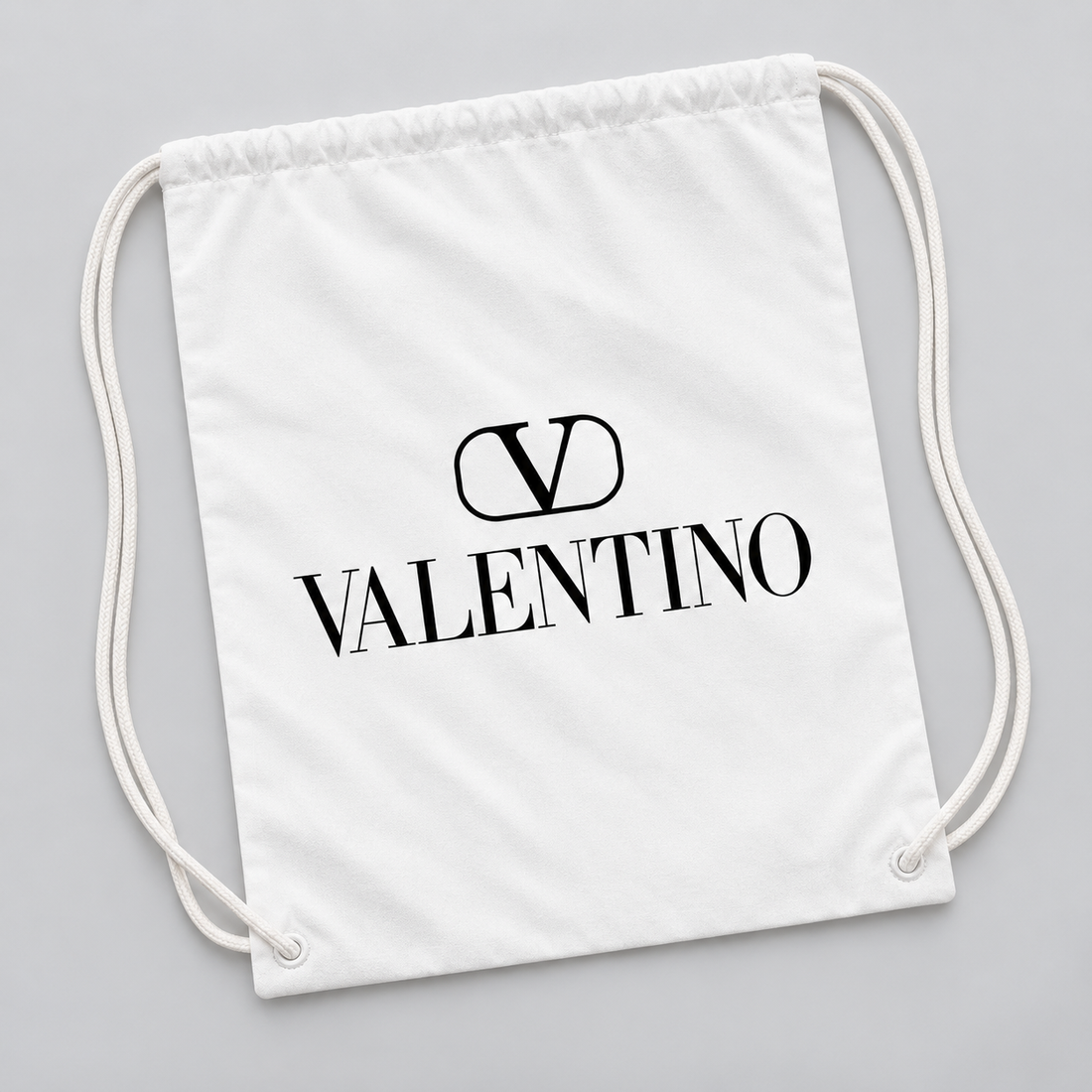 Valentino Drawstring Bag | Color: White | View 5