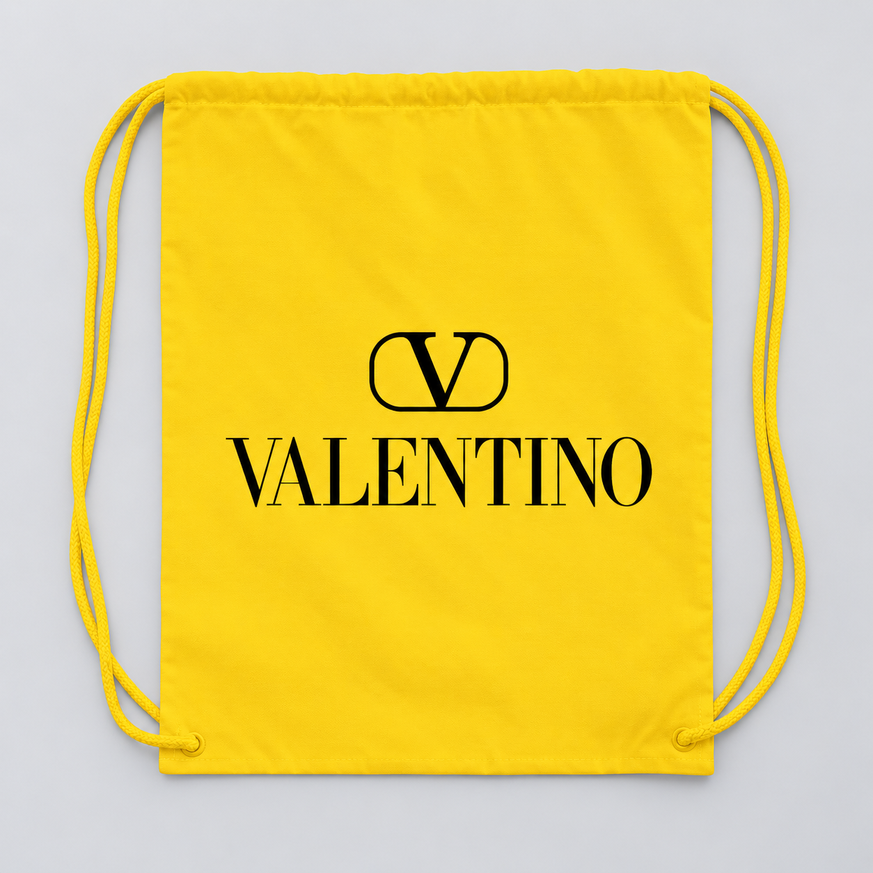 Valentino Drawstring Bag | Color: Yellow | View 1