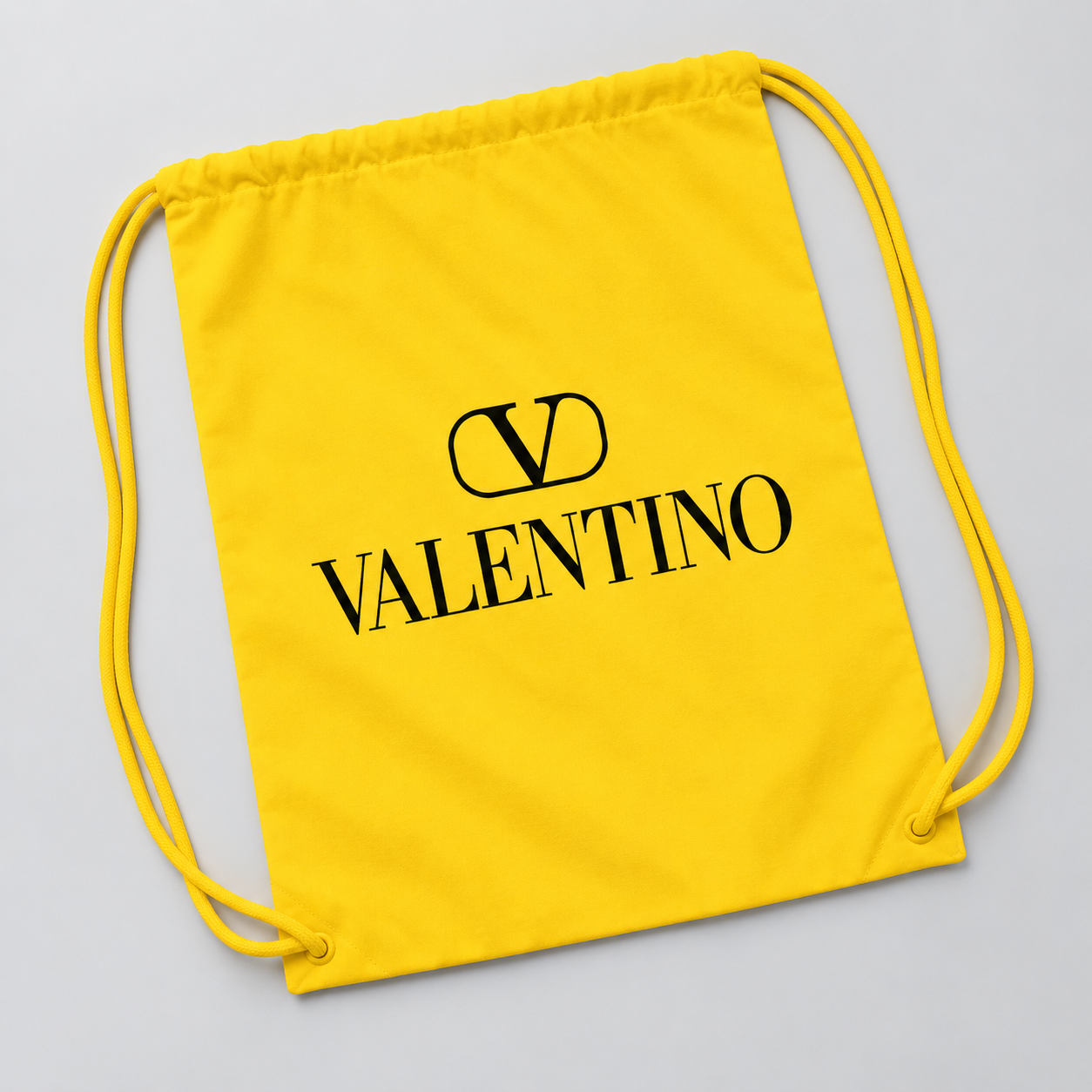 Valentino Drawstring Bag | Color: Yellow | View 5
