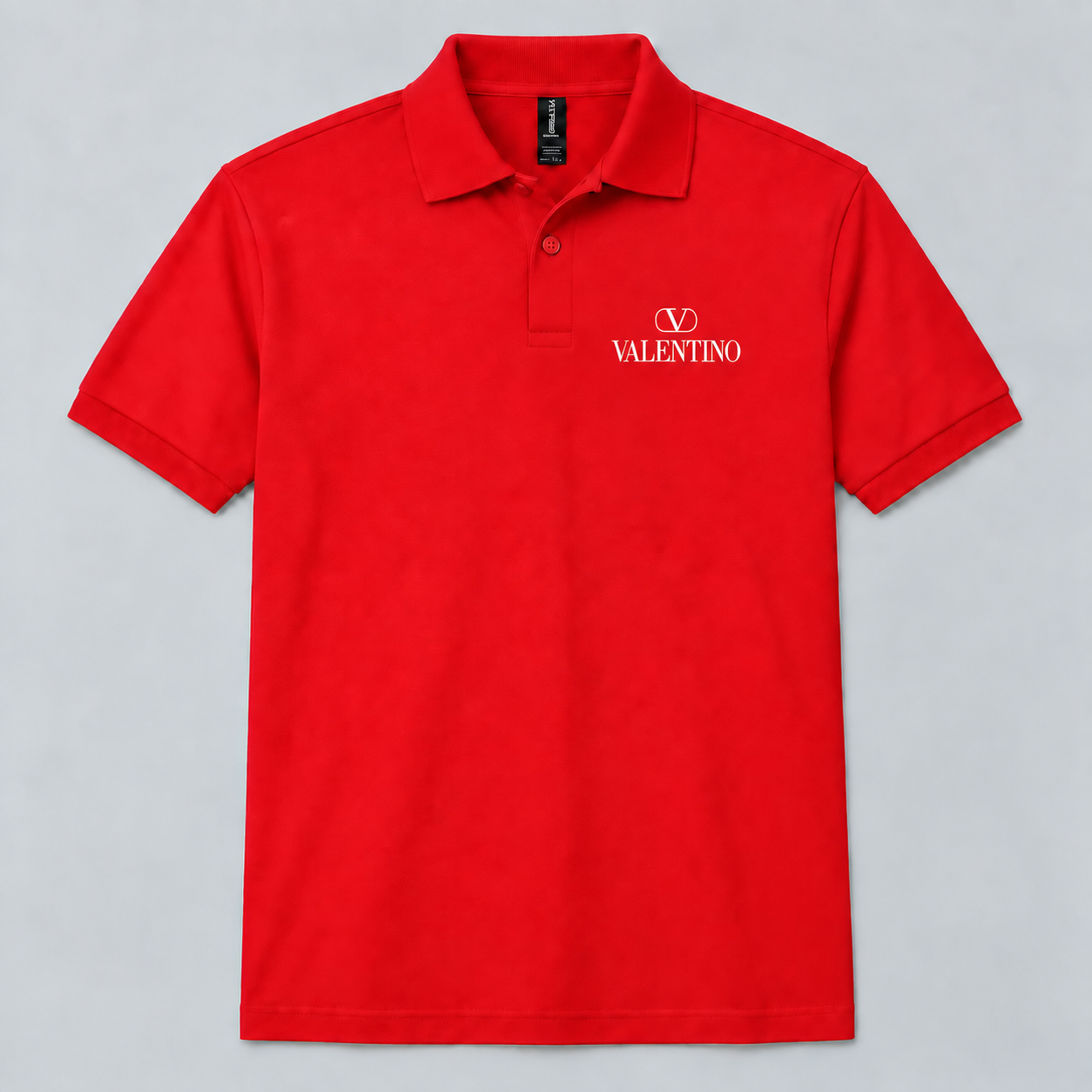 Men's Valentino Dry Blend Polo | Color: Red | View 1