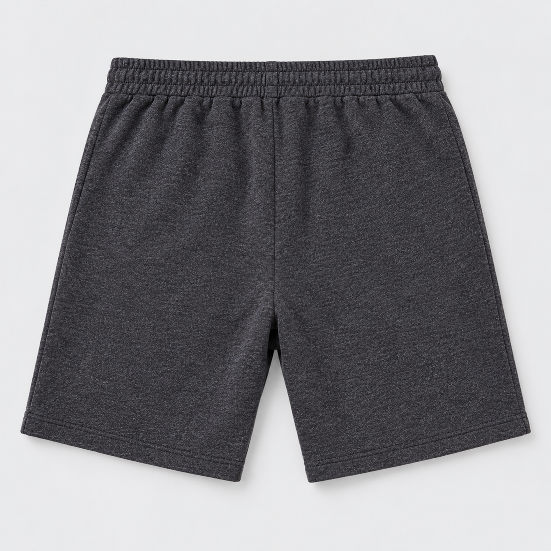 Men's Valentino Athletic Fleece Shorts | Color: Dark Heather | View 2