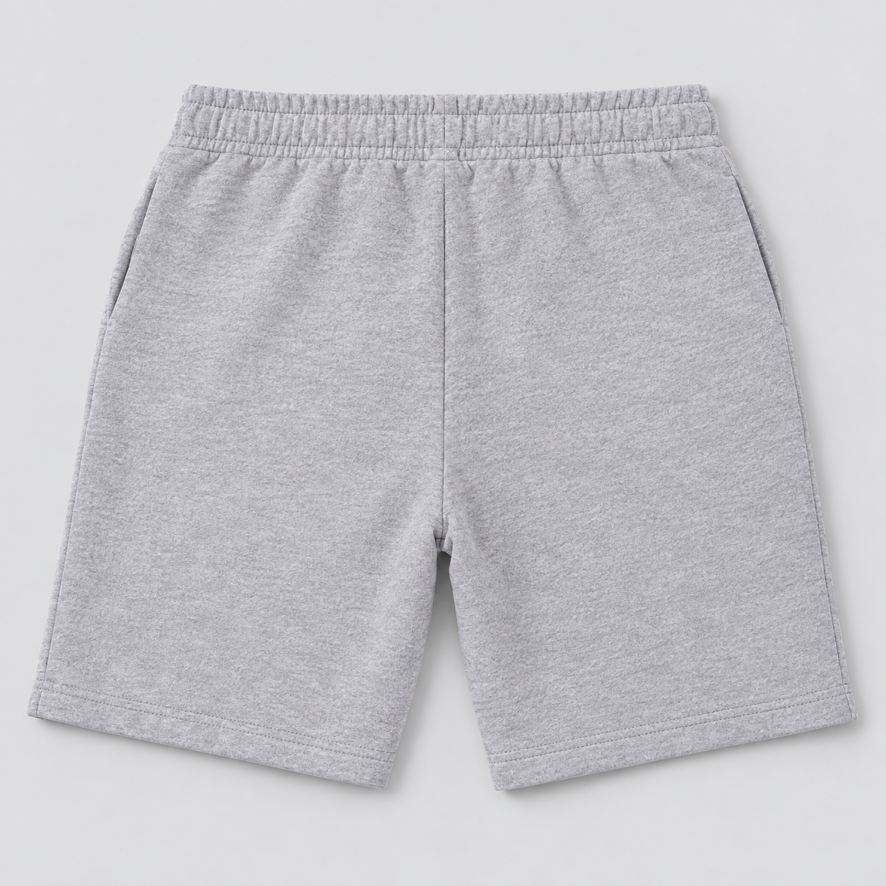 Men's Valentino Athletic Fleece Shorts | Color: Grey | View 2