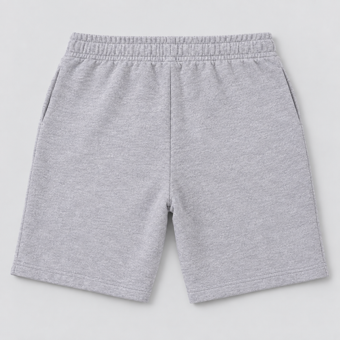 Men's Valentino Athletic Fleece Shorts | Color: Grey | View 2
