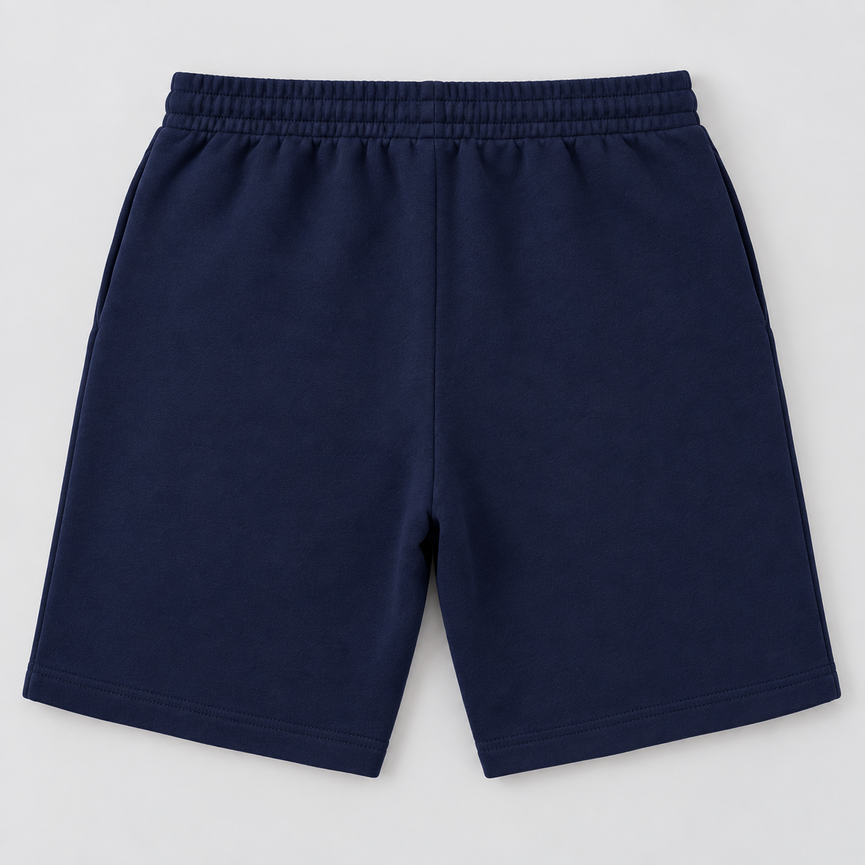Men's Valentino Athletic Fleece Shorts | Color: Navy | View 2