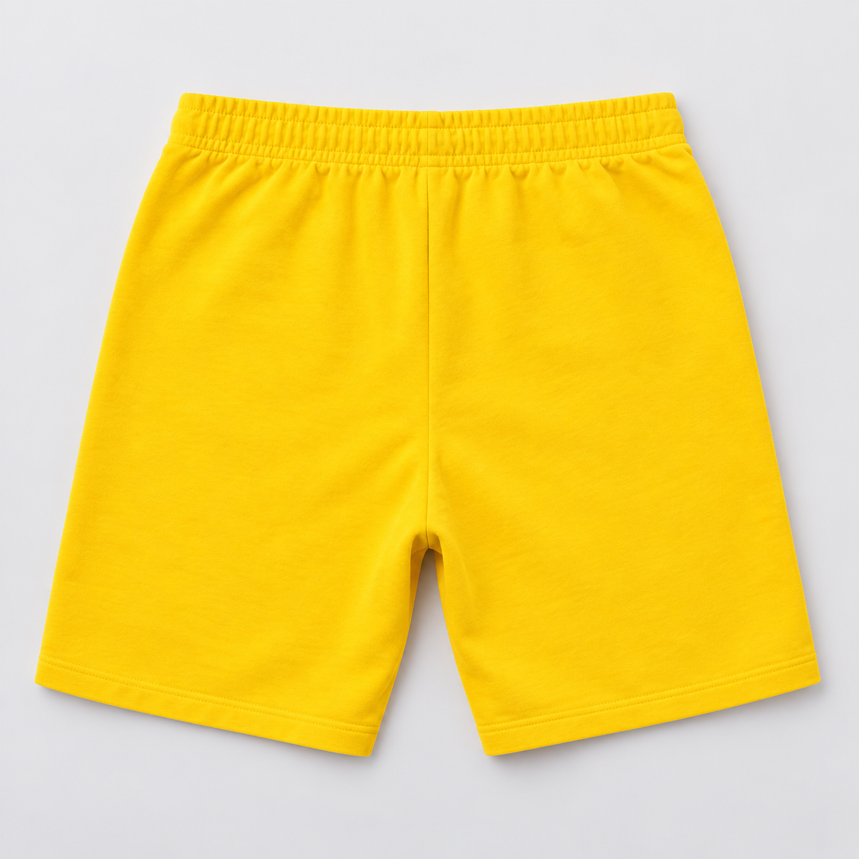 Men's Valentino Athletic Fleece Shorts | Color: Yellow | View 2