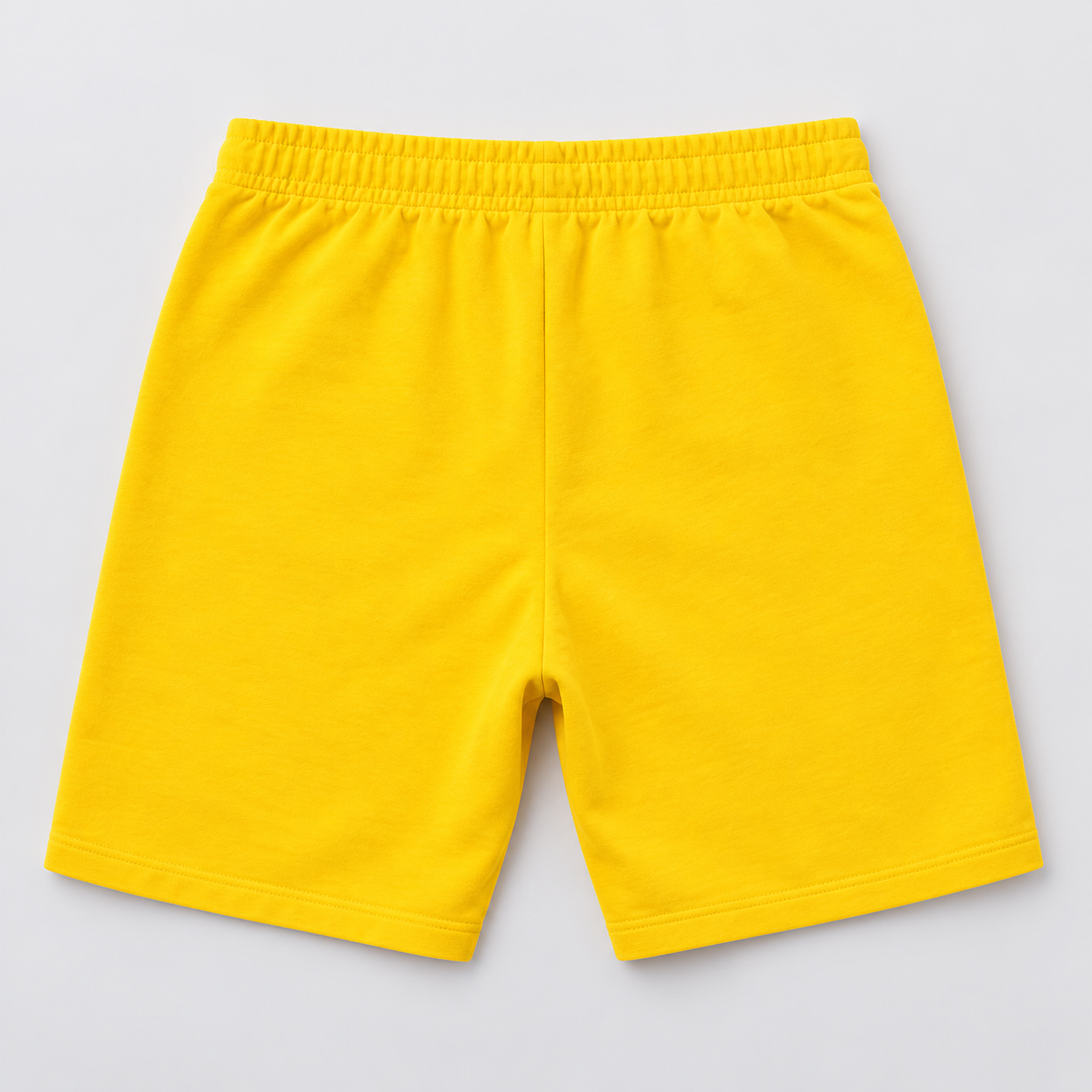 Men's Valentino Athletic Fleece Shorts | Color: Yellow | View 2