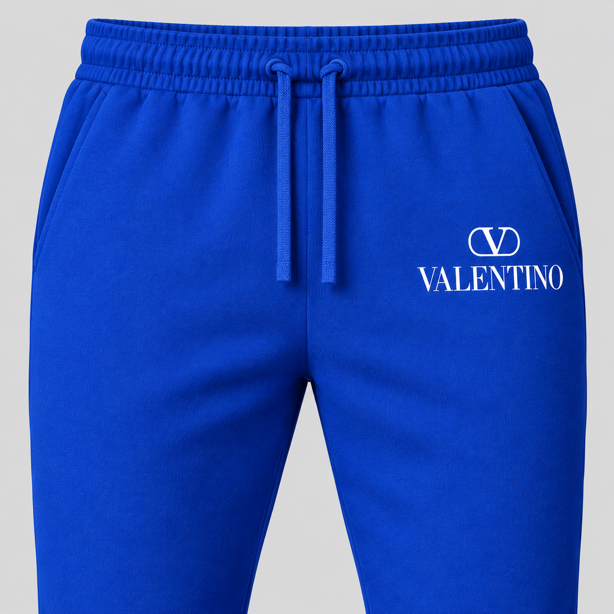 Men's Valentino Hoodie Joggers Set | Color: Blue | View 2