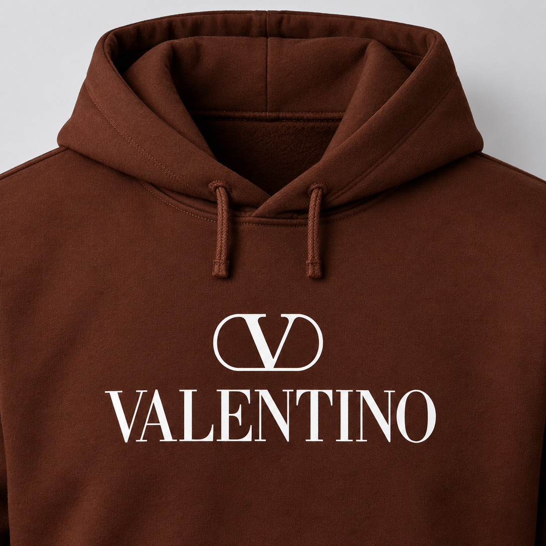 Men's Valentino Hoodie Joggers Set | Color: Brown | View 4