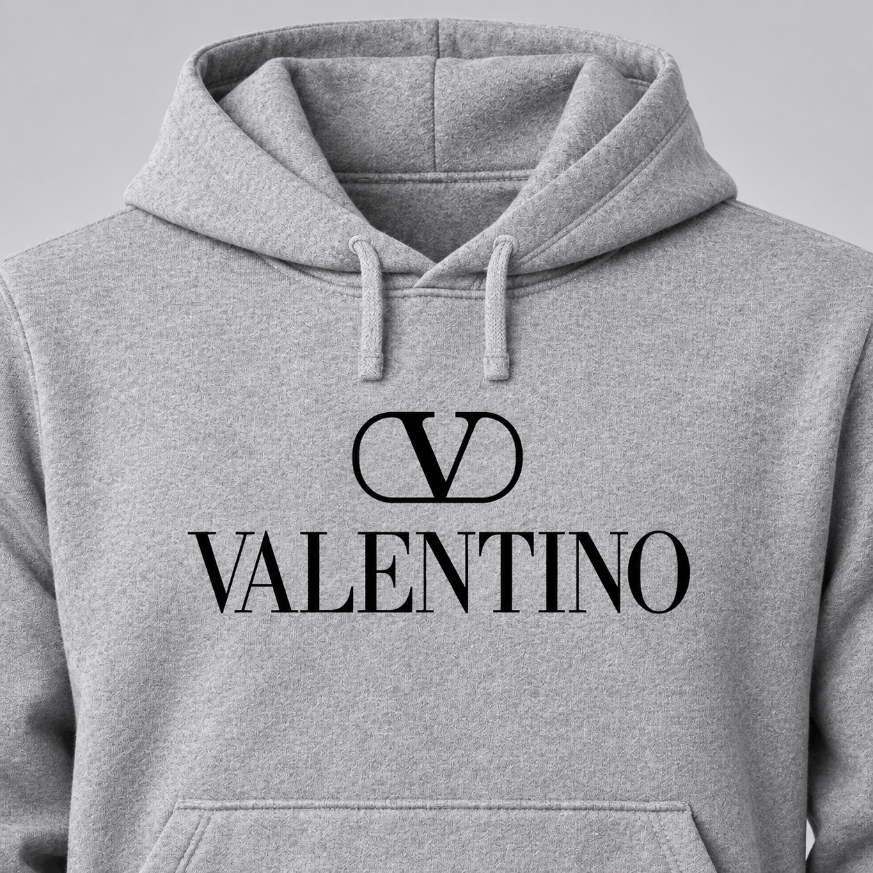 Men's Valentino Hoodie Joggers Set | Color: Grey | View 4