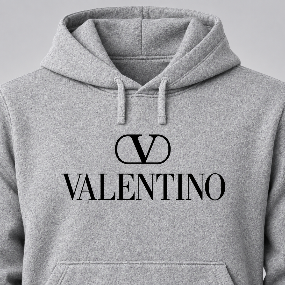 Men's Valentino Hoodie Joggers Set | Color: Grey | View 4