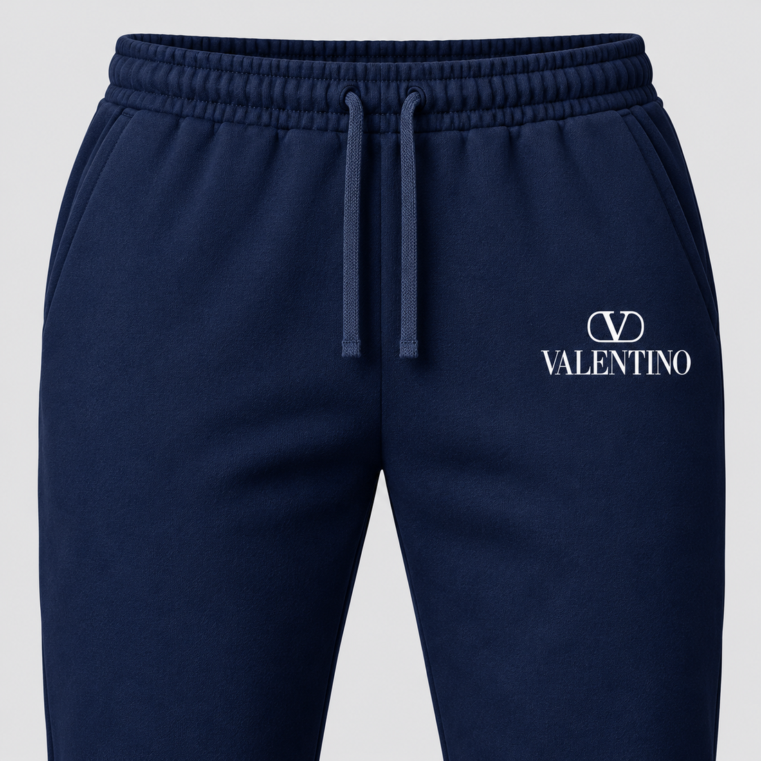 Men's Valentino Hoodie Joggers Set | Color: Navy | View 2