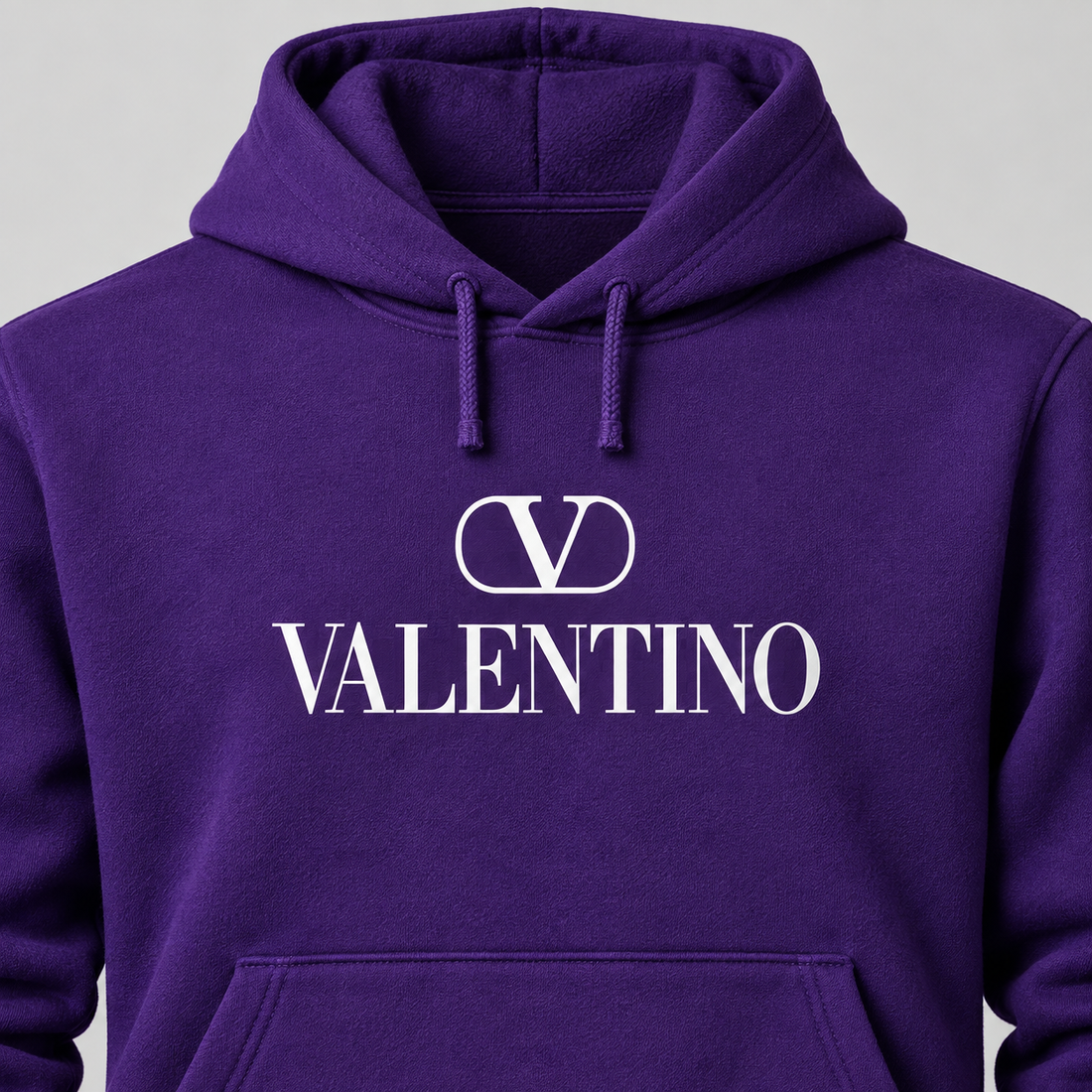 Men's Valentino Hoodie Joggers Set | Color: Purple | View 4
