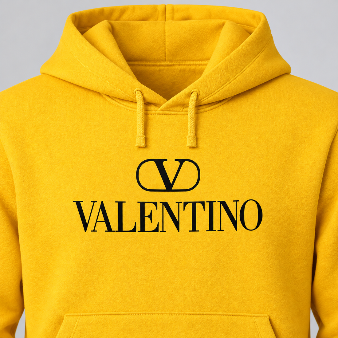 Men's Valentino Hoodie Joggers Set | Color: Yellow | View 4
