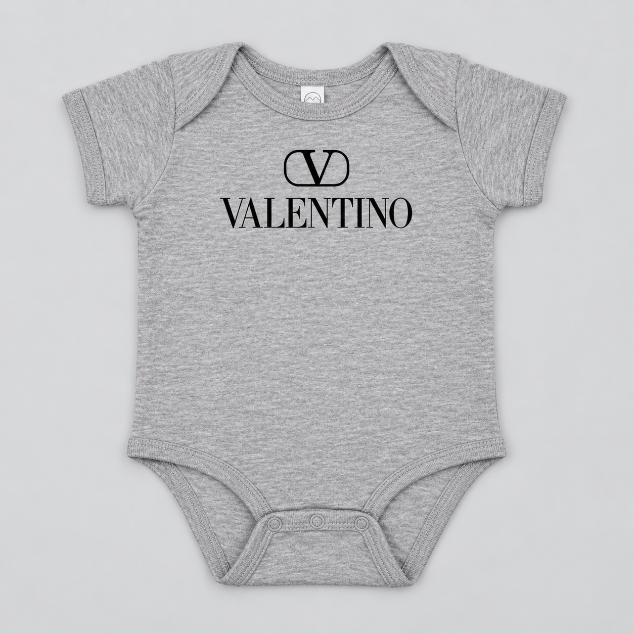 Valentino Baby Romper Onesie | Color: Grey | View 1