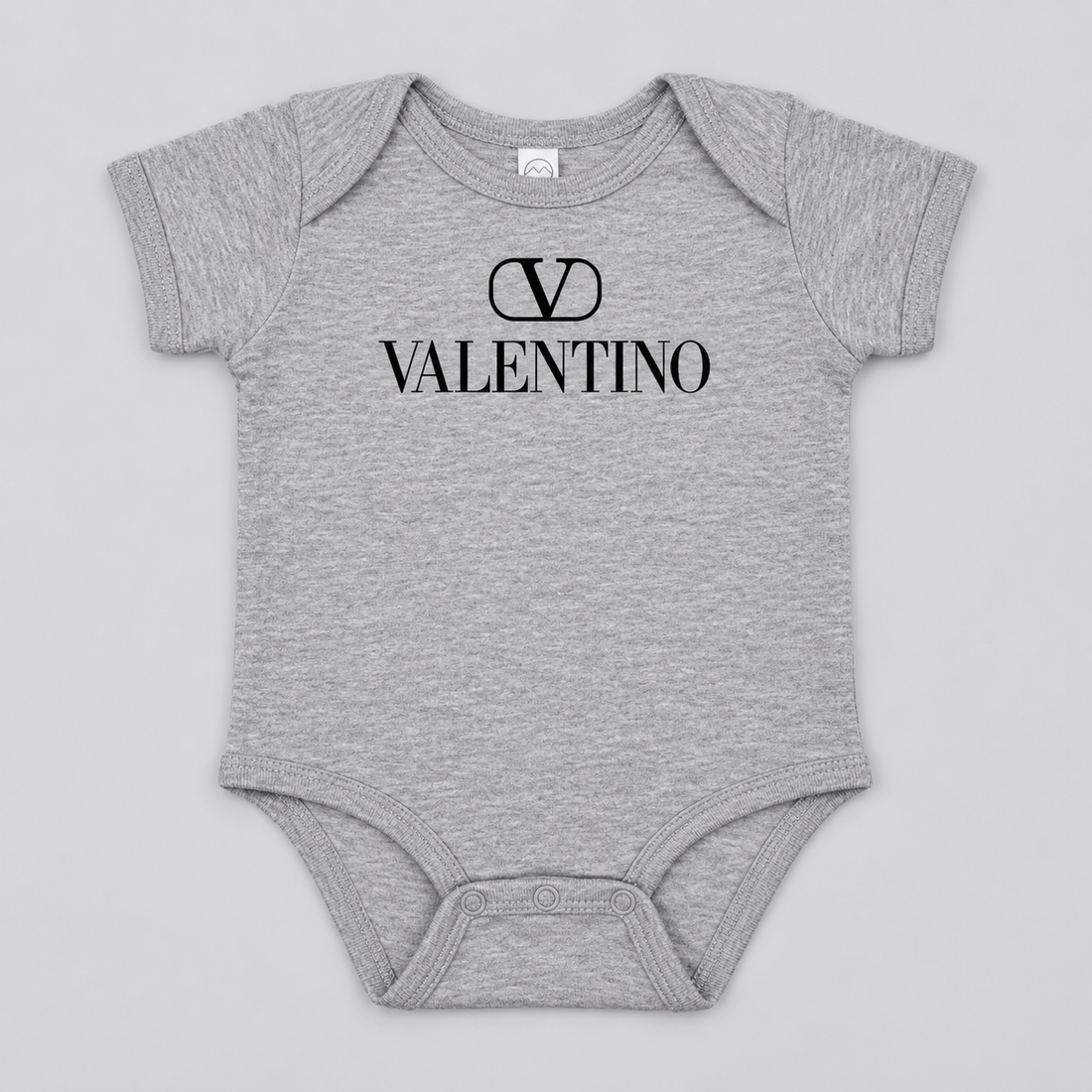 Valentino Baby Romper Onesie | Color: Grey | View 1