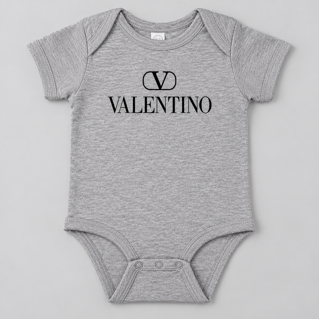 Valentino Baby Romper Onesie | Color: Grey | View 4