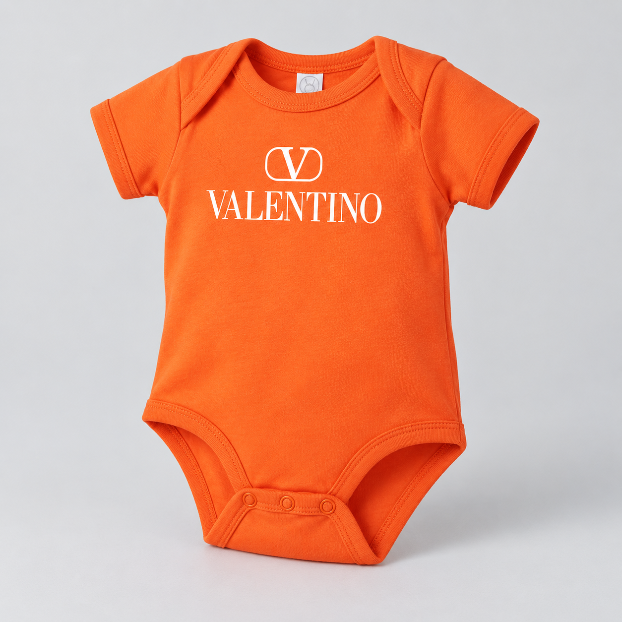 Valentino Baby Romper Onesie | Color: Orange | View 2