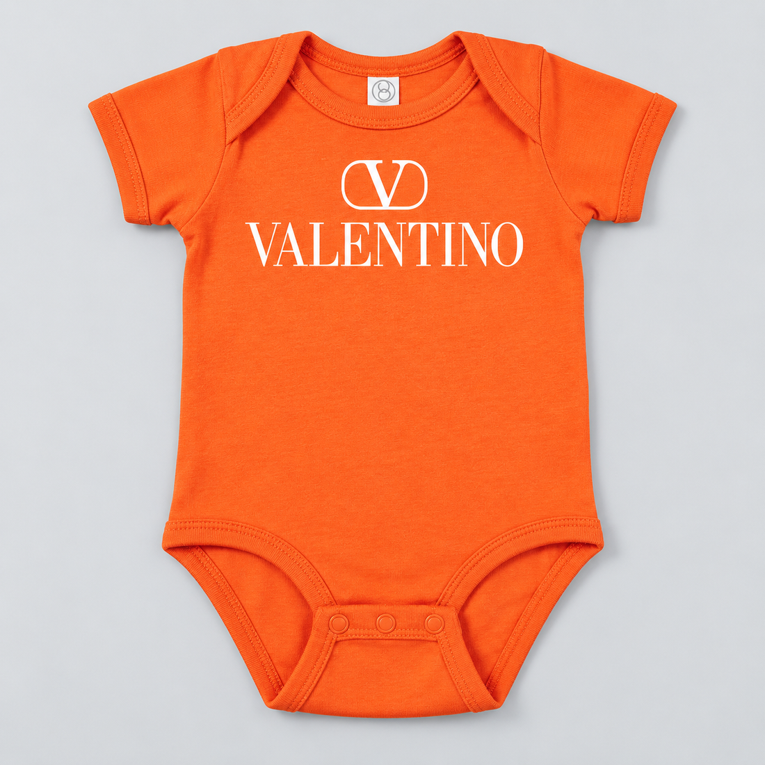 Valentino Baby Romper Onesie | Color: Orange | View 4